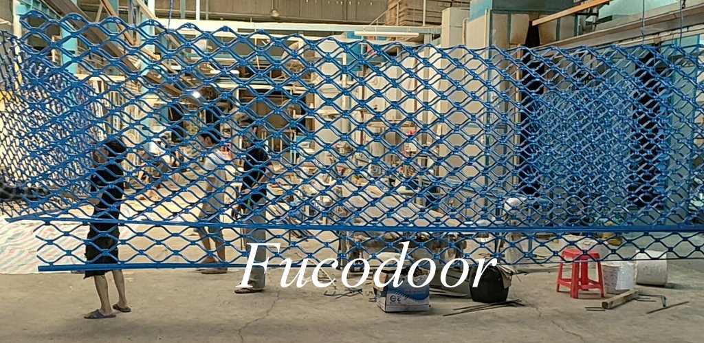 Cửa cuốn mắt võng sơn tĩnh điện phi 12.7