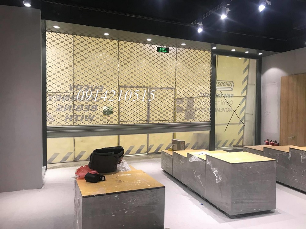 Giá cửa cuốn lưới sơn tĩnh điện