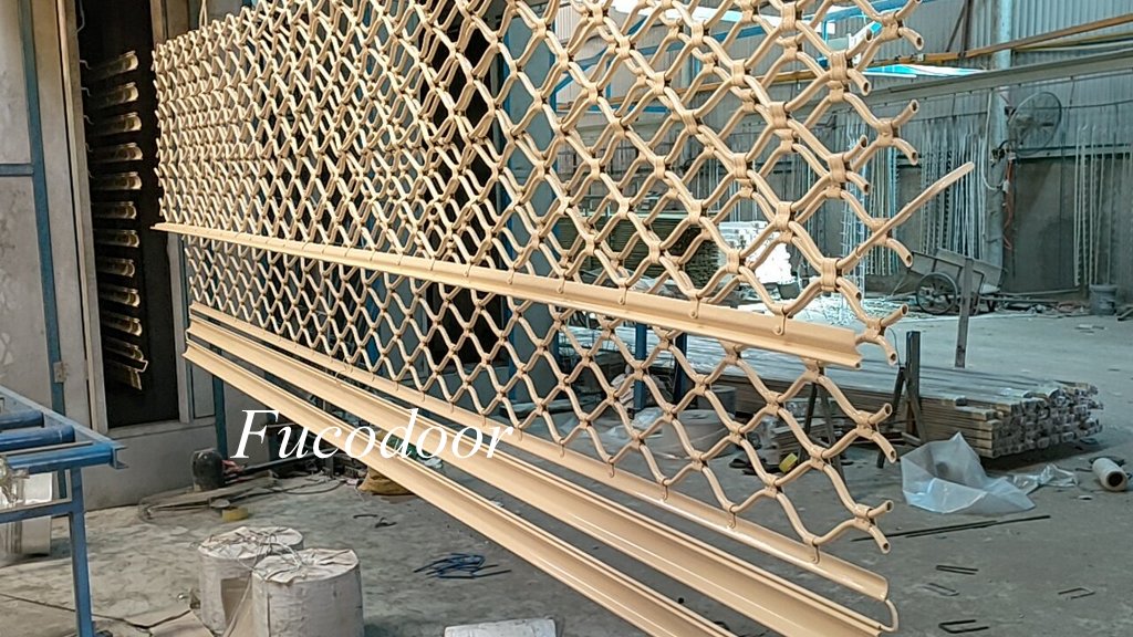 Báo giá cửa cuốn mắc võng sơn tĩnh điện đẹp rẻ