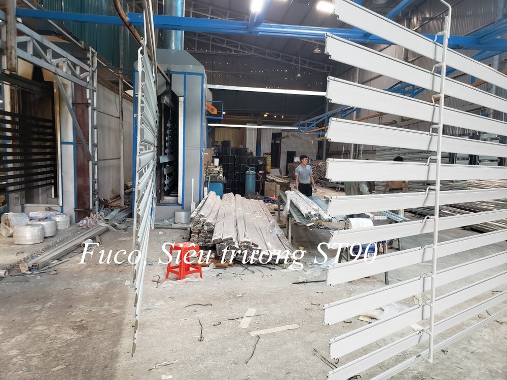 Cửa cuốn siêu trường 2 lớp, Cửa cuốn siêu trường có bông gốm