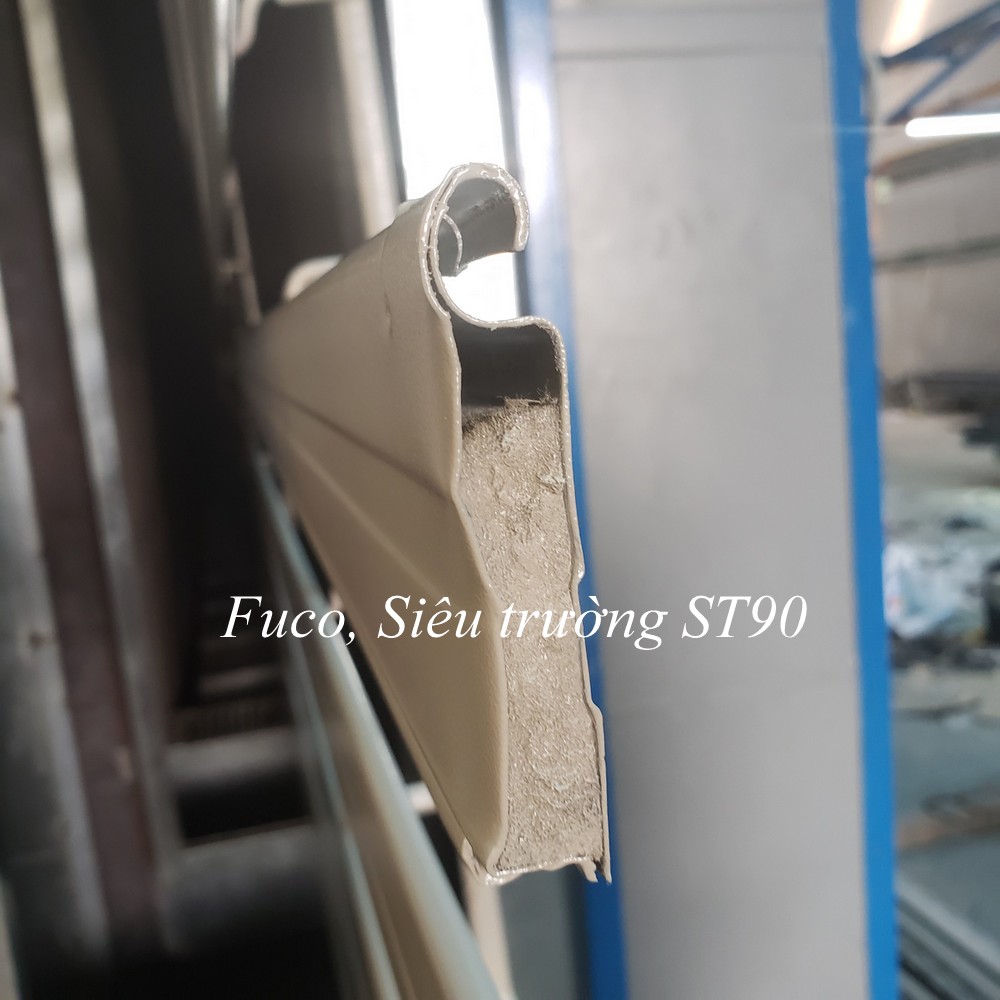 Cửa cuốn siêu trường 2 lớp, Cửa cuốn siêu trường có bông gốm