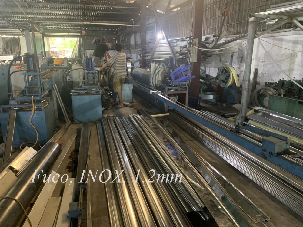 Cửa cuốn siêu trường INOX St100 dầy 1.2mm