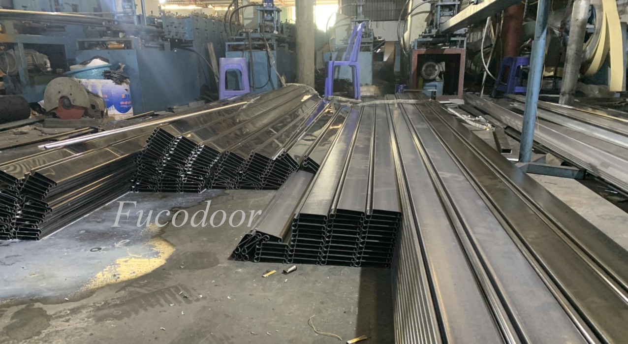 Cửa cuốn siêu trường inox, Cửa cuốn INOX 304 bản phẳng, Korea