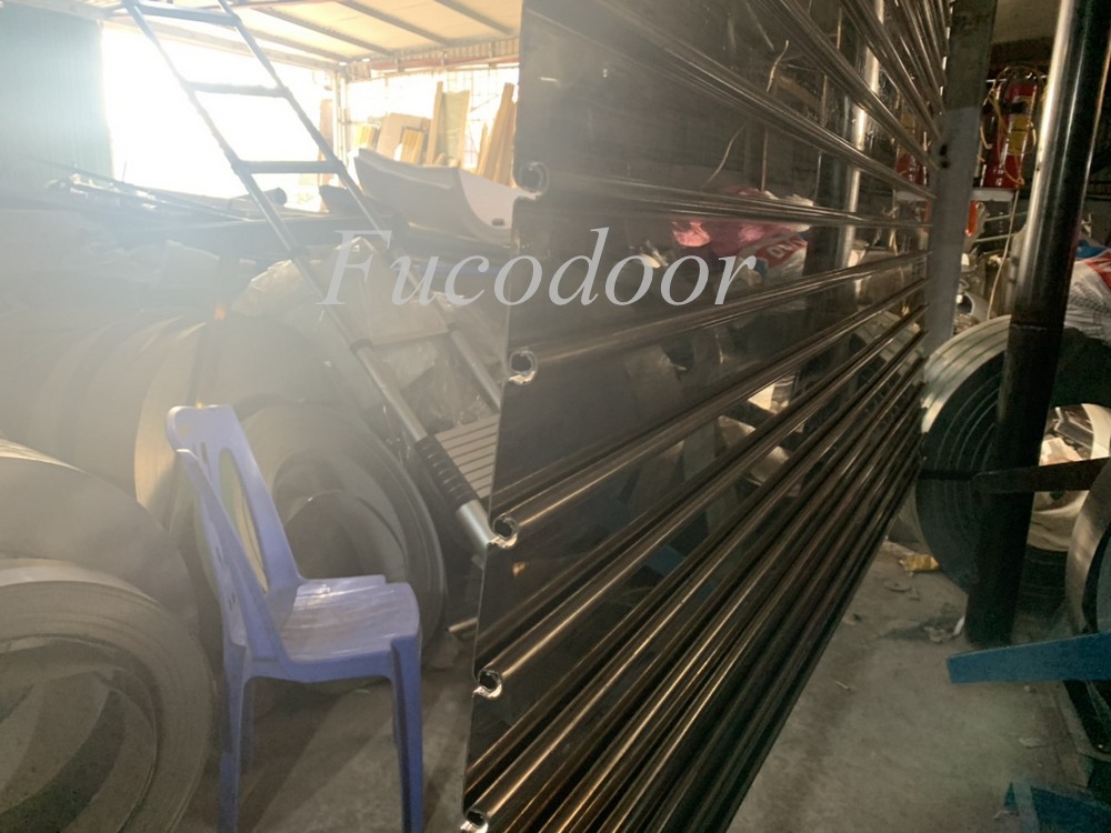 cửa cuốn siêu trường inox korea