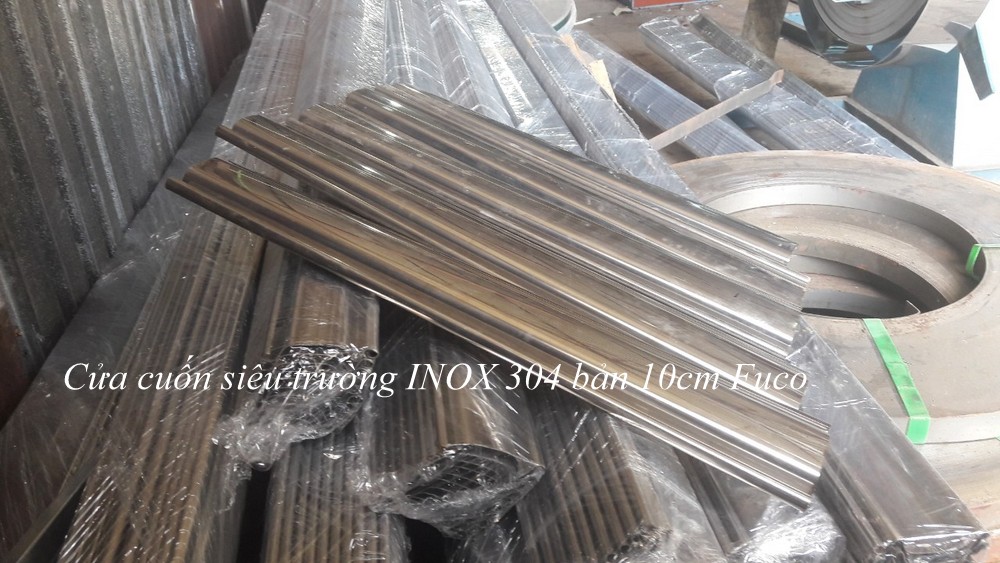 Cửa cuốn INOX 304, cửa cuốn siêu trường