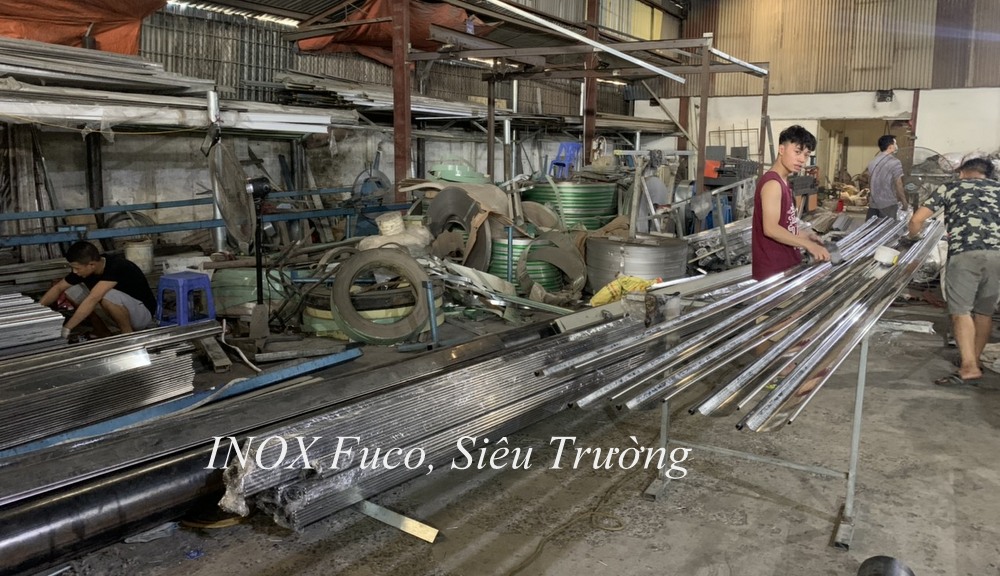 Cửa cuốn INOX 304, cửa cuốn siêu trường 