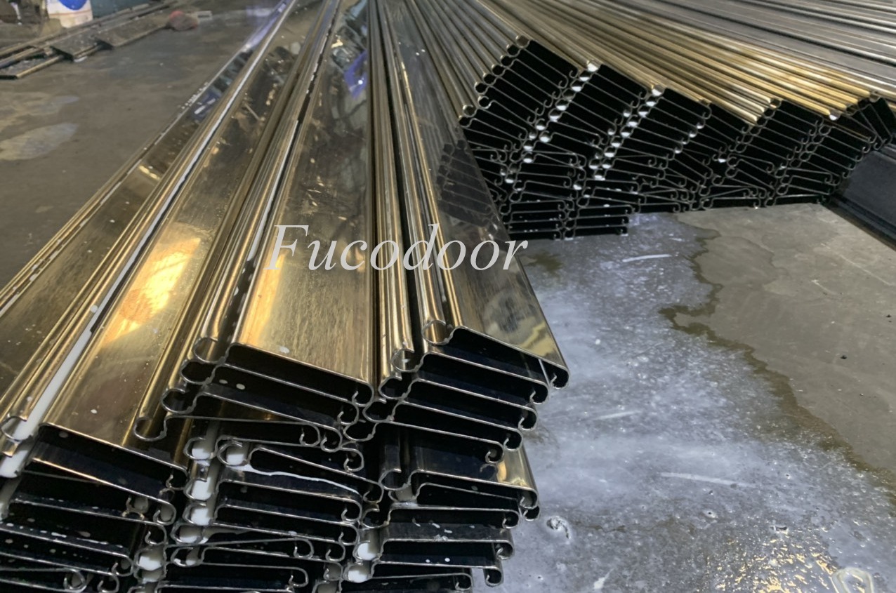 cửa cuốn siêu trường korea, inox