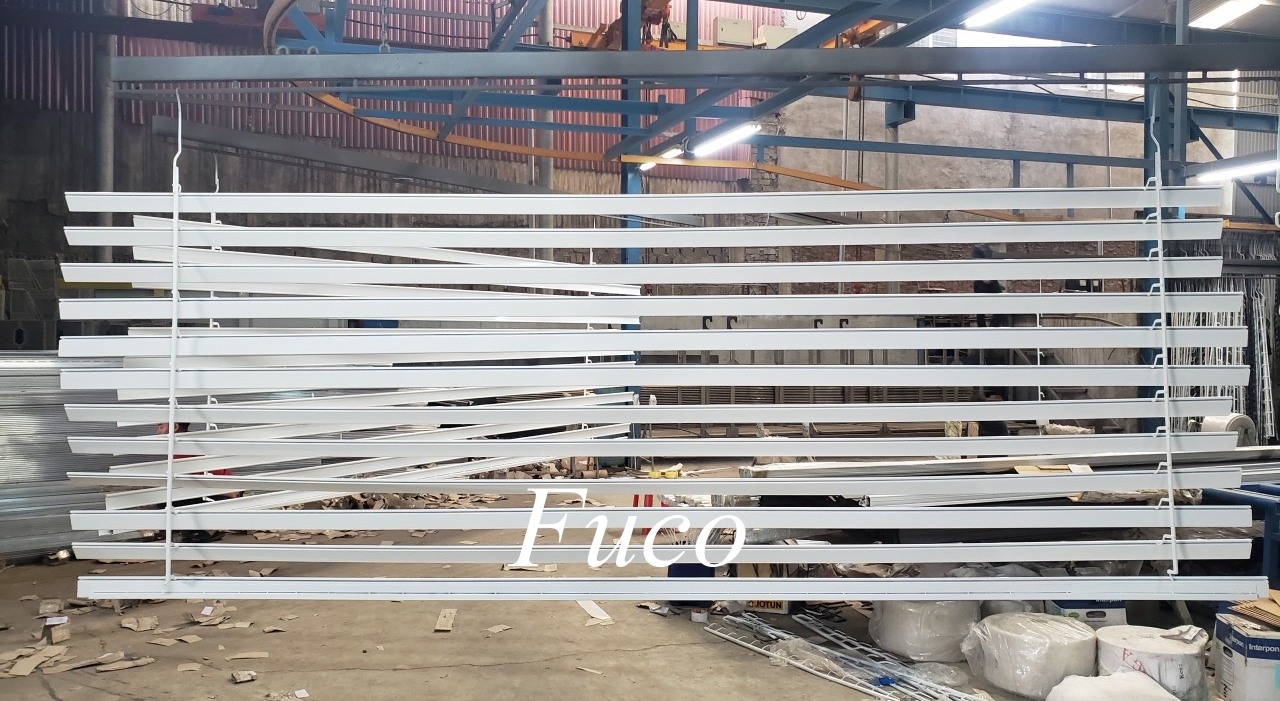 Cửa cuốn siêu trường sơn tĩnh điện dầy 1.2ly