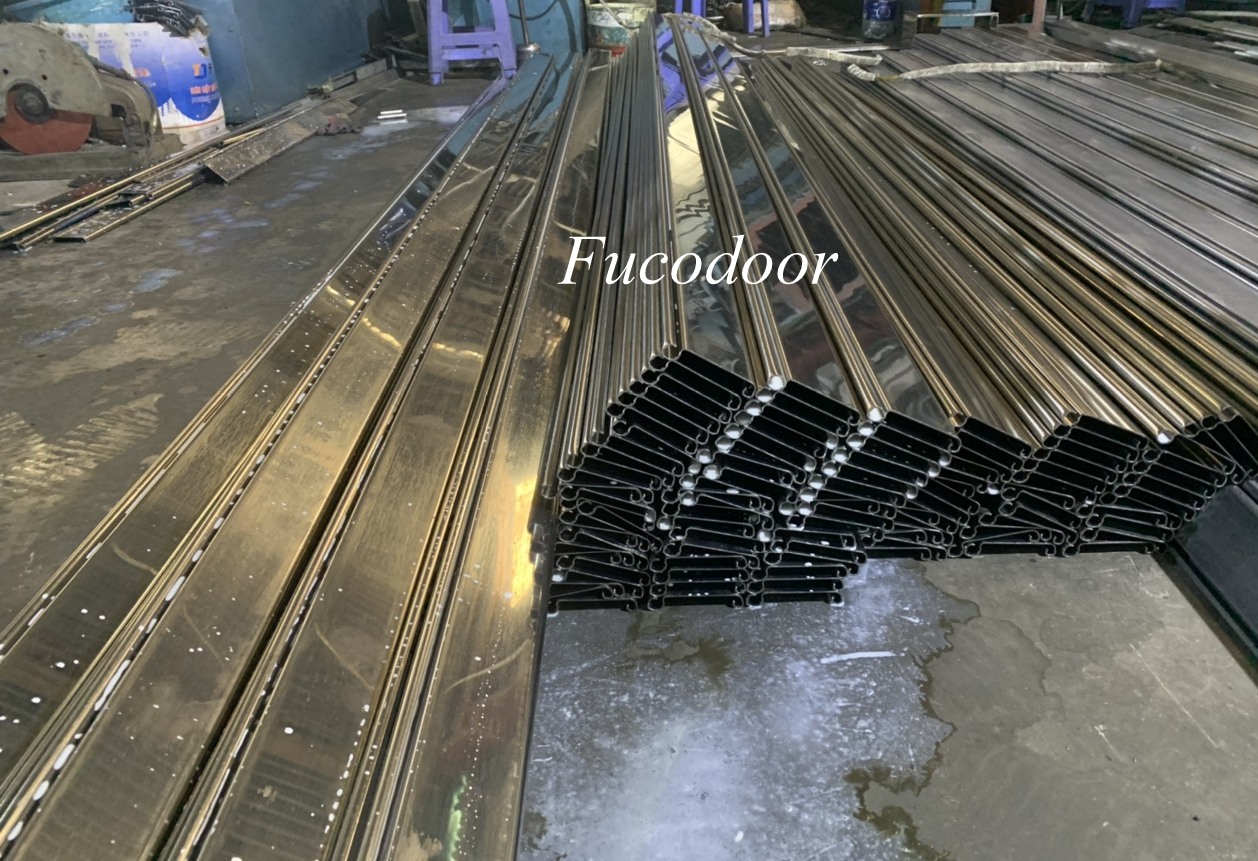 Cửa cuốn INOX 304 bản phẳng, Korea