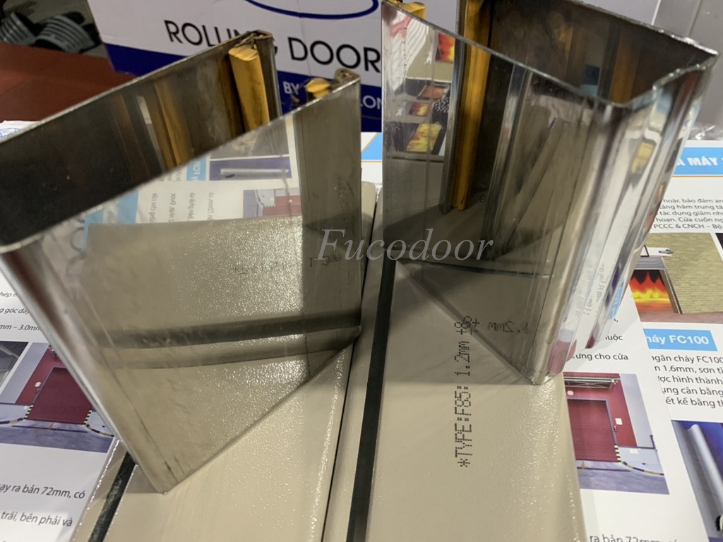 giá cửa cuốn siêu trường korea, inox