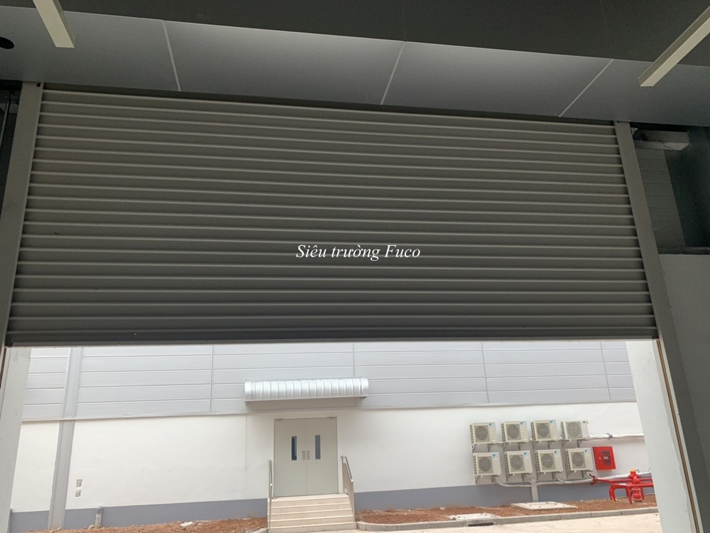 Cửa cuốn đài loan, cửa cuốn nhà xưởng, cửa cuốn thép mạ màu dầy 0,5dem đến 1ly, cửa cuốn cho nhà xưởng đài loan