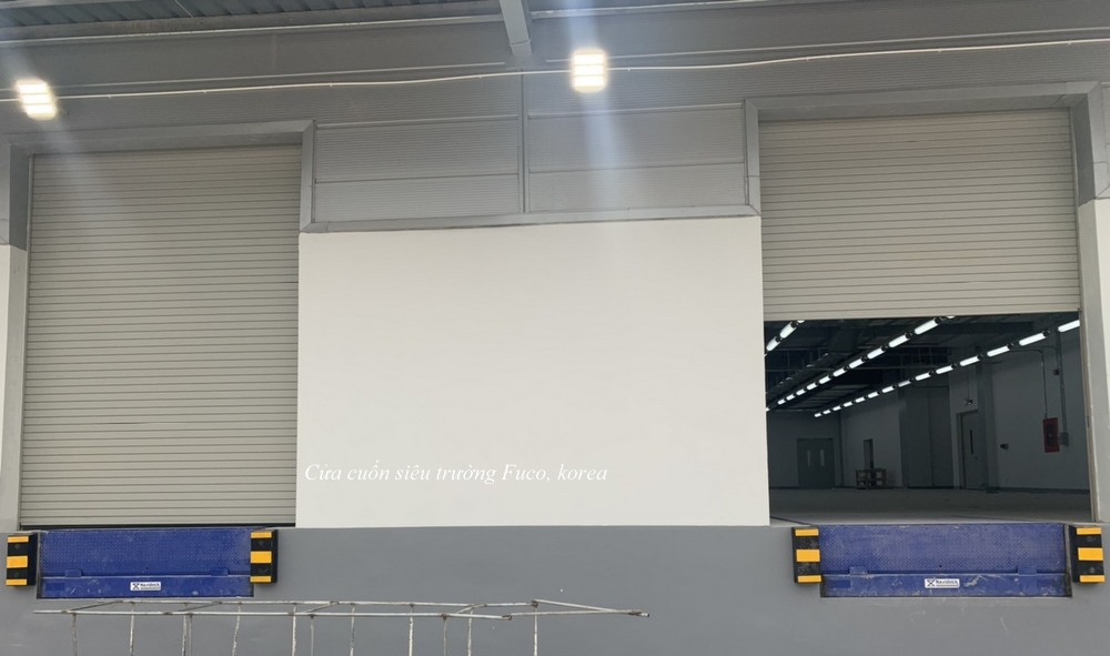 Cửa cuốn đài loan, cửa cuốn nhà xưởng, cửa cuốn thép mạ màu dầy 0,5dem đến 1ly, cửa cuốn cho nhà xưởng đài loan