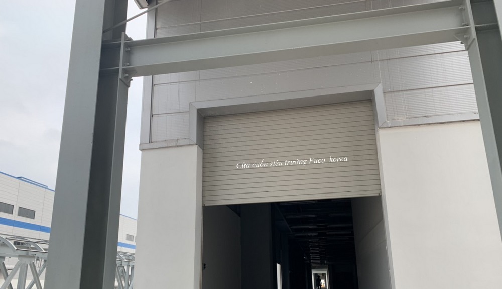 Cửa cuốn đài loan, cửa cuốn nhà xưởng, cửa cuốn thép mạ màu dầy 0,5dem đến 1ly, cửa cuốn cho nhà xưởng đài loan dầy từ 1ly đến 1,6ly