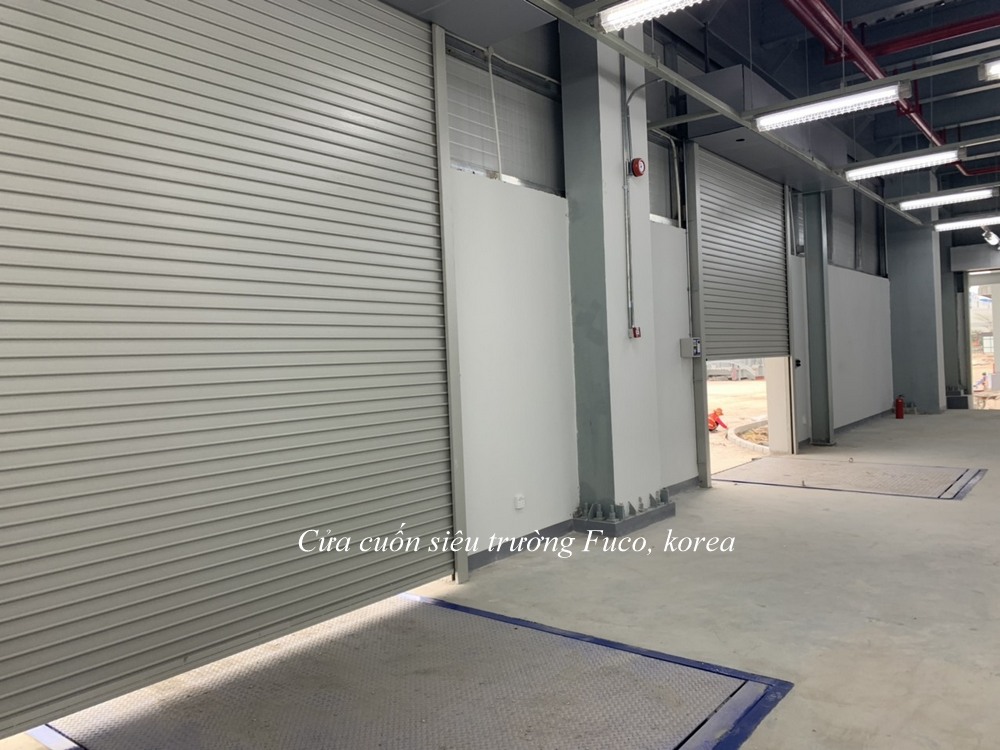 Cửa cuốn đài loan, cửa cuốn nhà xưởng, cửa cuốn thép mạ màu dầy 0,5dem đến 1ly, cửa cuốn cho nhà xưởng đài loan dầy từ 1ly đến 1,8ly chuyên dụng