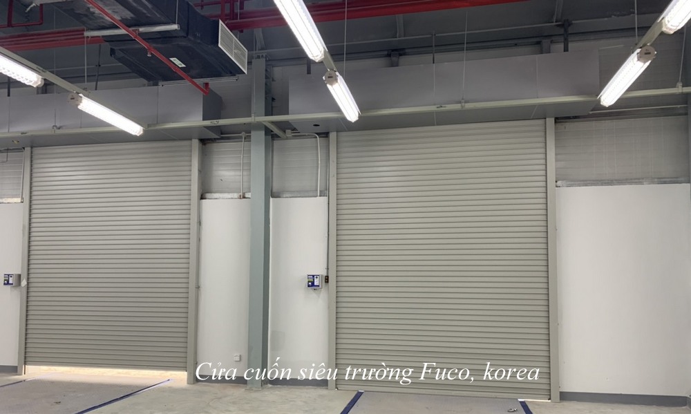 Cửa cuốn đài loan, cửa cuốn nhà xưởng, cửa cuốn thép mạ màu dầy 0,5dem đến 1ly, cửa cuốn cho nhà xưởng đài loan dầy từ 1ly đến 1,8ly chuyên dụng