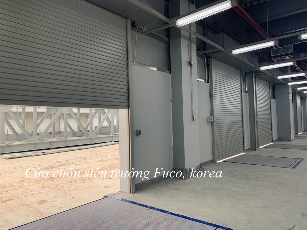Cửa cuốn đài loan, cửa cuốn nhà xưởng, cửa cuốn thép mạ màu dầy 0,5dem đến 1ly, cửa cuốn cho nhà xưởng đài loan dầy từ 1ly đến 1,8ly chuyên dụng