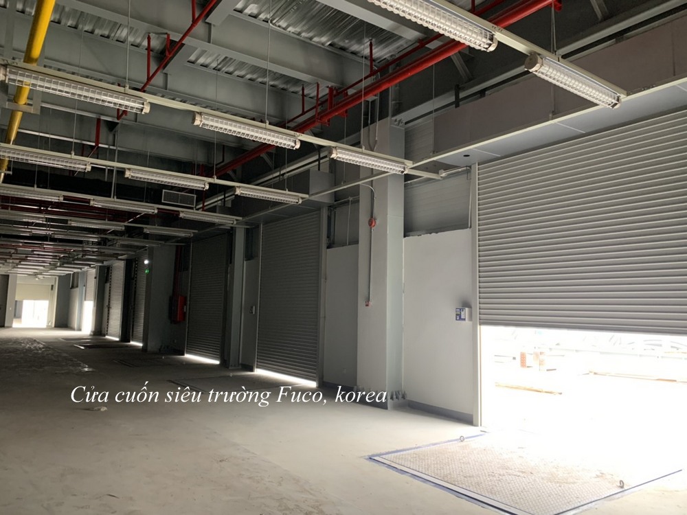 Cửa cuốn siêu trường nhà xưởng, cửa cuốn rộng nhất