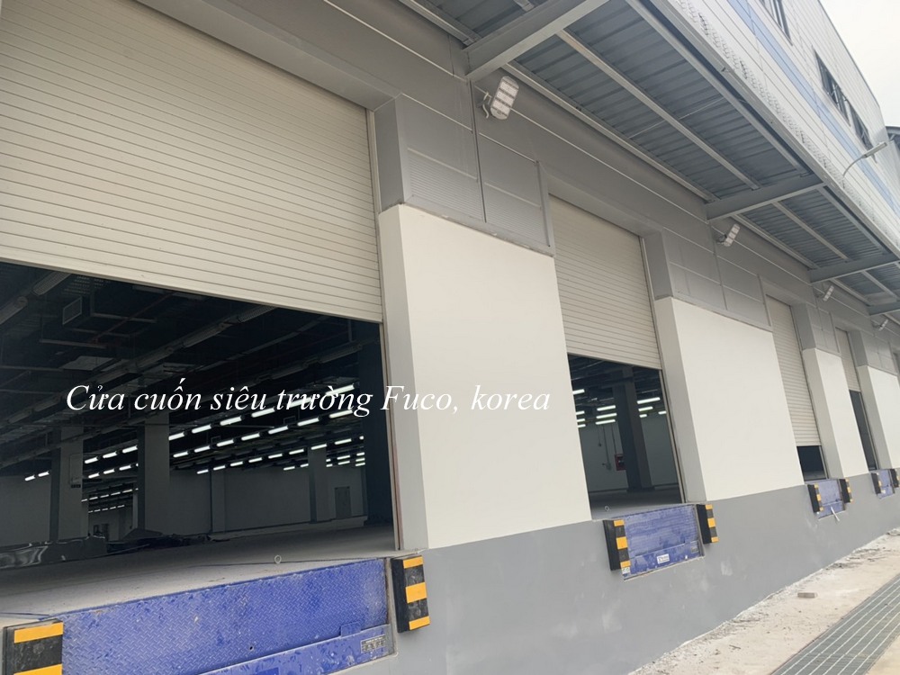 Cửa cuốn siêu trường nhà xưởng, cửa cuốn rộng nhất
