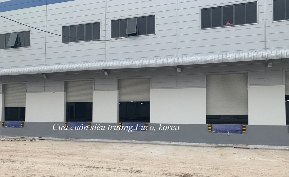 Cửa cuốn siêu trường nhà xưởng, cửa cuốn rộng nhất