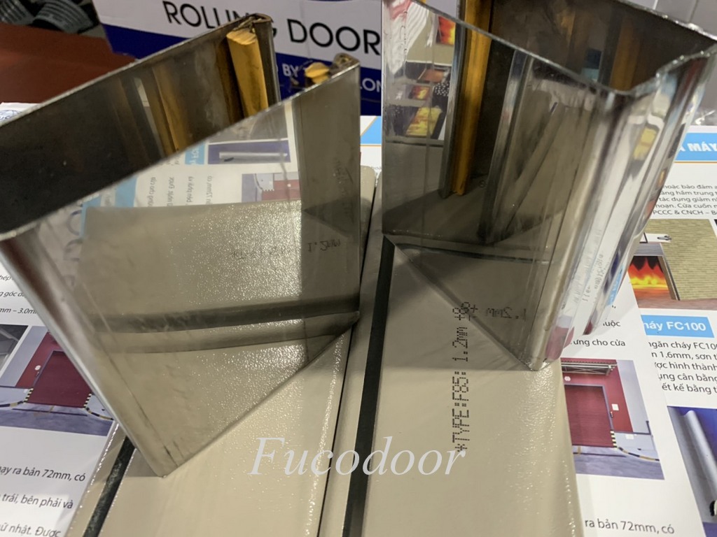 Báo giá cửa cuốn siêu trường inox korea