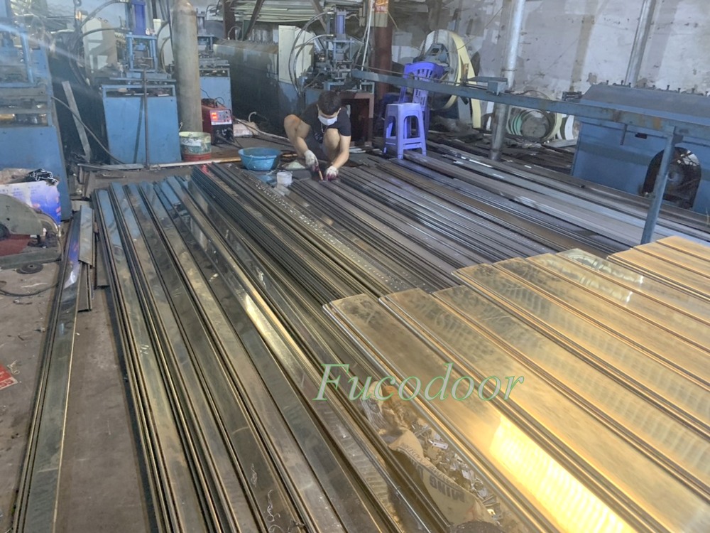 Cửa cuốn INOX 304 bản phẳng, Korea