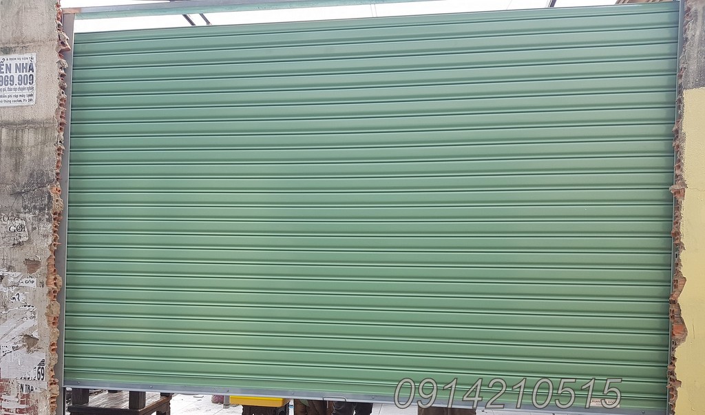 cửa cuốn siêu trường thép mạ màu, Cửa cuốn siêu trường thép mạ màu, giá cửa cuốn nhà xưởng