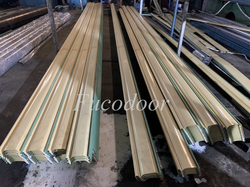 Thân cửa cuốn siêu trường thép mạ kẽm, mạ màu 