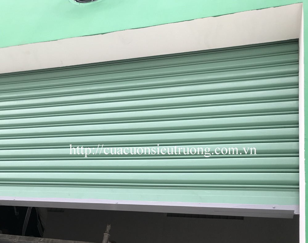Cửa cuốn siêu trường thép mạ màu, cửa cuốn nhà xưởng