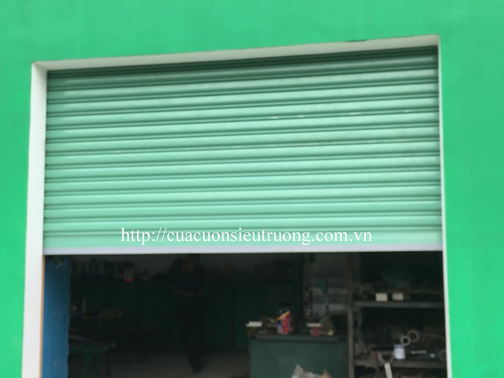 Cửa cuốn siêu trường thép mạ màu, cửa cuốn nhà xưởng