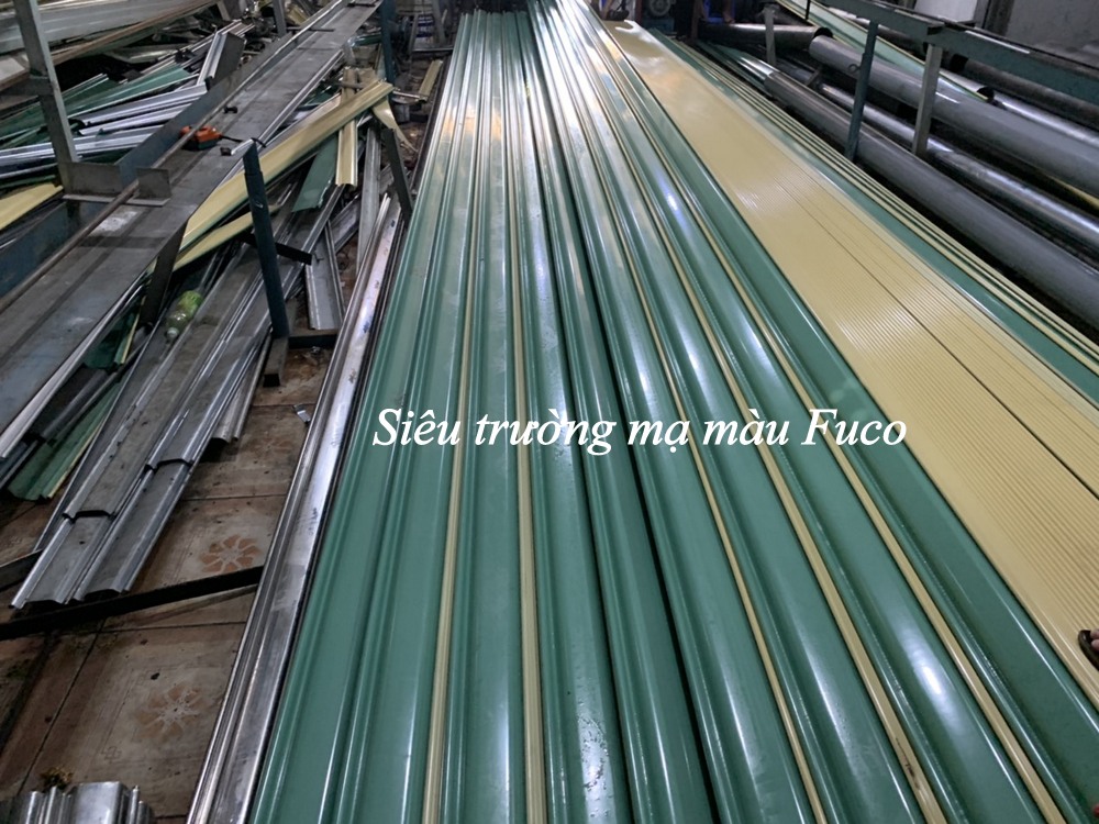 cửa cuốn siêu trường thép mạ màu