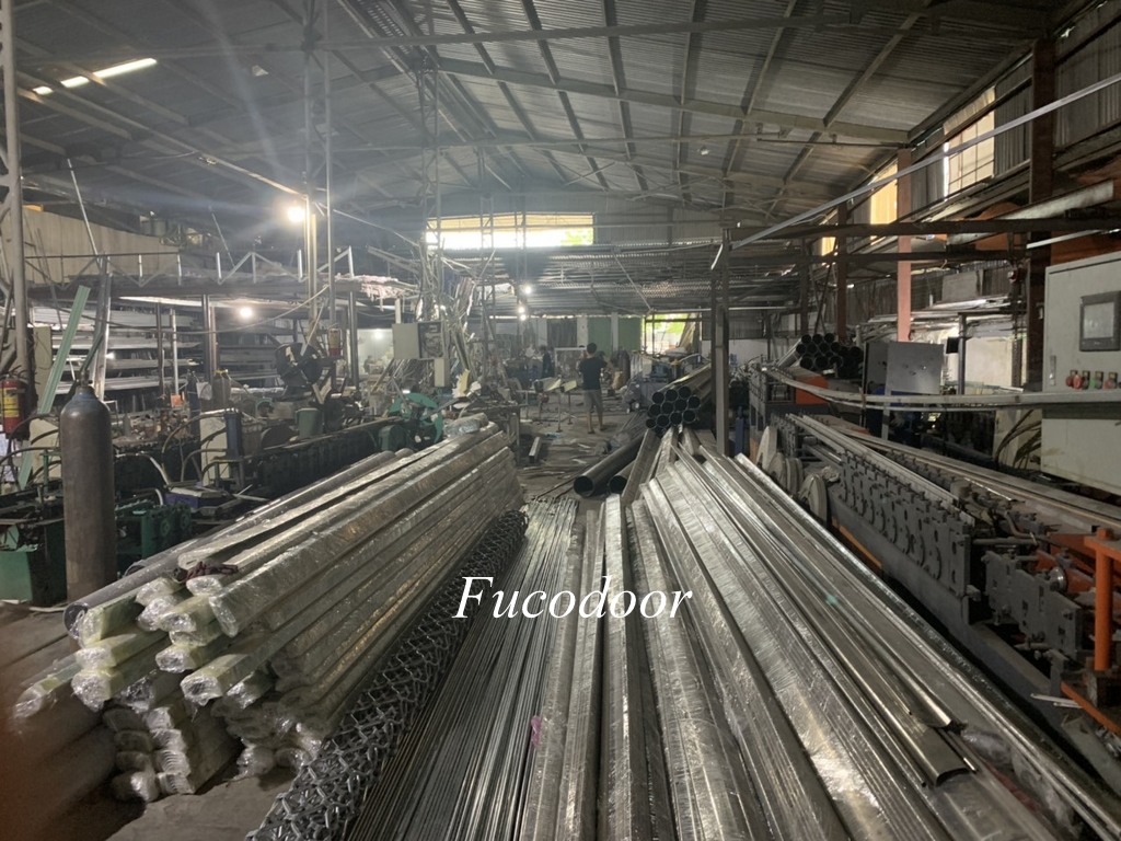 Cửa cuốn siêu trường thép mạ màu