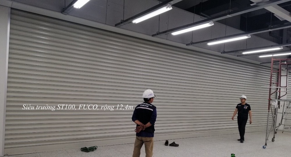 Cửa cuốn siêu trường giải pháp cho cửa kích thước lớn