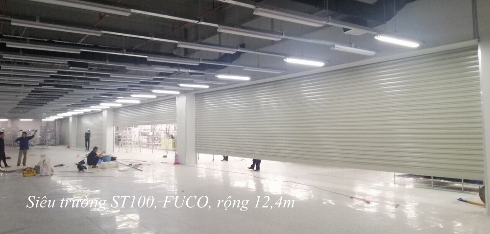 Cửa cuốn siêu trường giải pháp cho cửa kích thước lớn