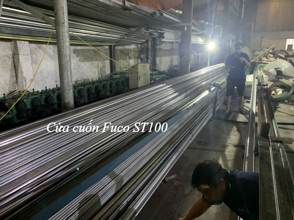 Cửa cuốn siêu trường sơn tĩnh điện 1.6mm