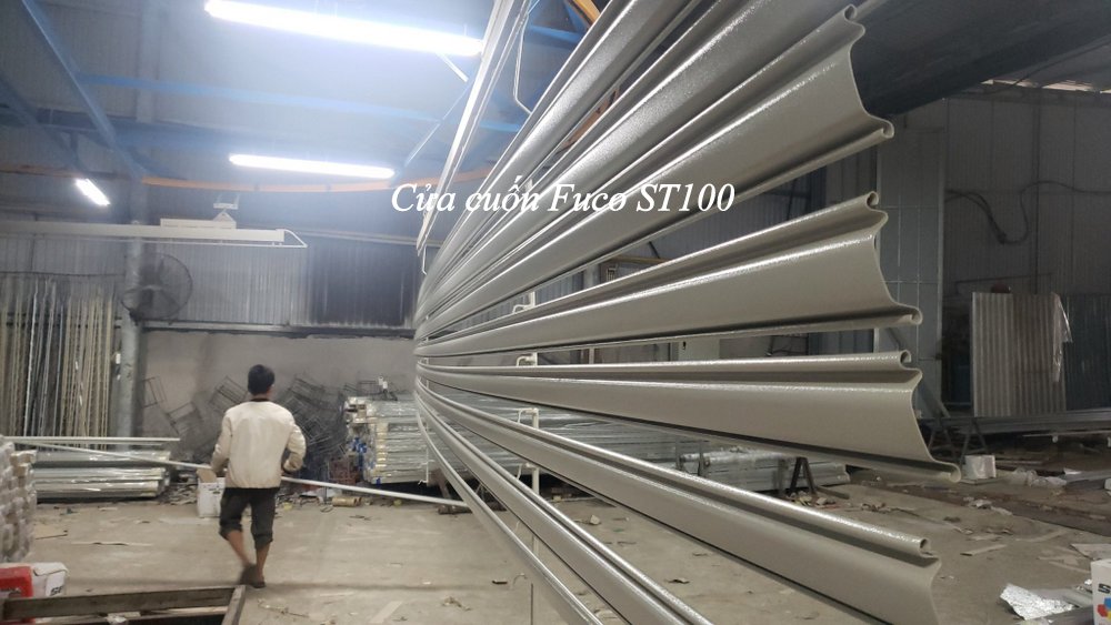 Cửa cuốn siêu trường sơn tĩnh điện 1.6mm