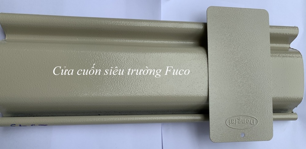 Cửa cuốn siêu trường thép mạ màu dầy 1.3ly, cửa cuốn
