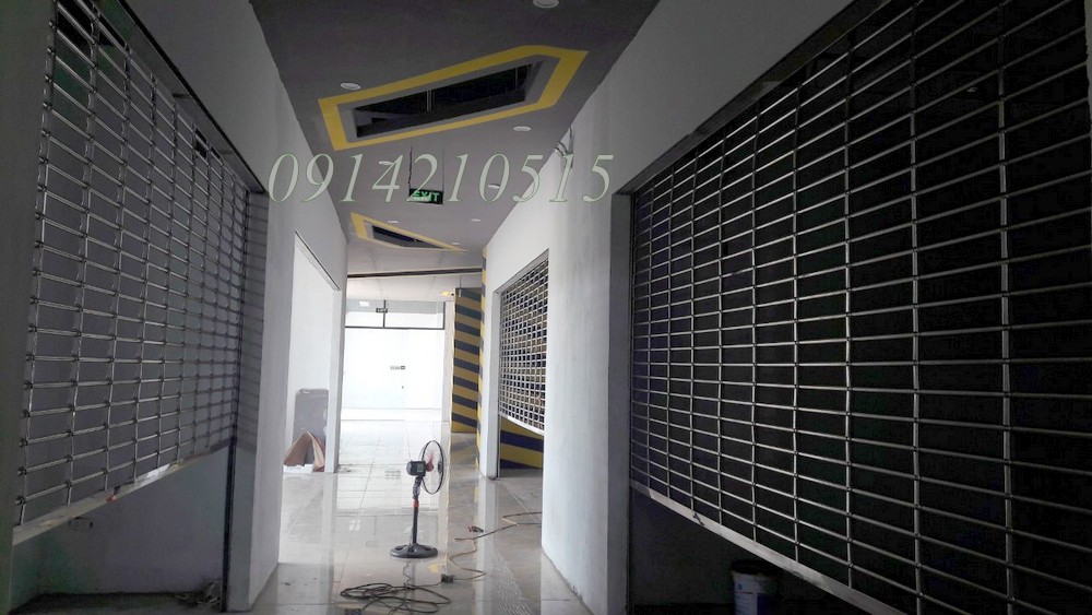 cua cuon song ngang, cửa cuốn song ngang, cửa cuốn lưới song ngang inox