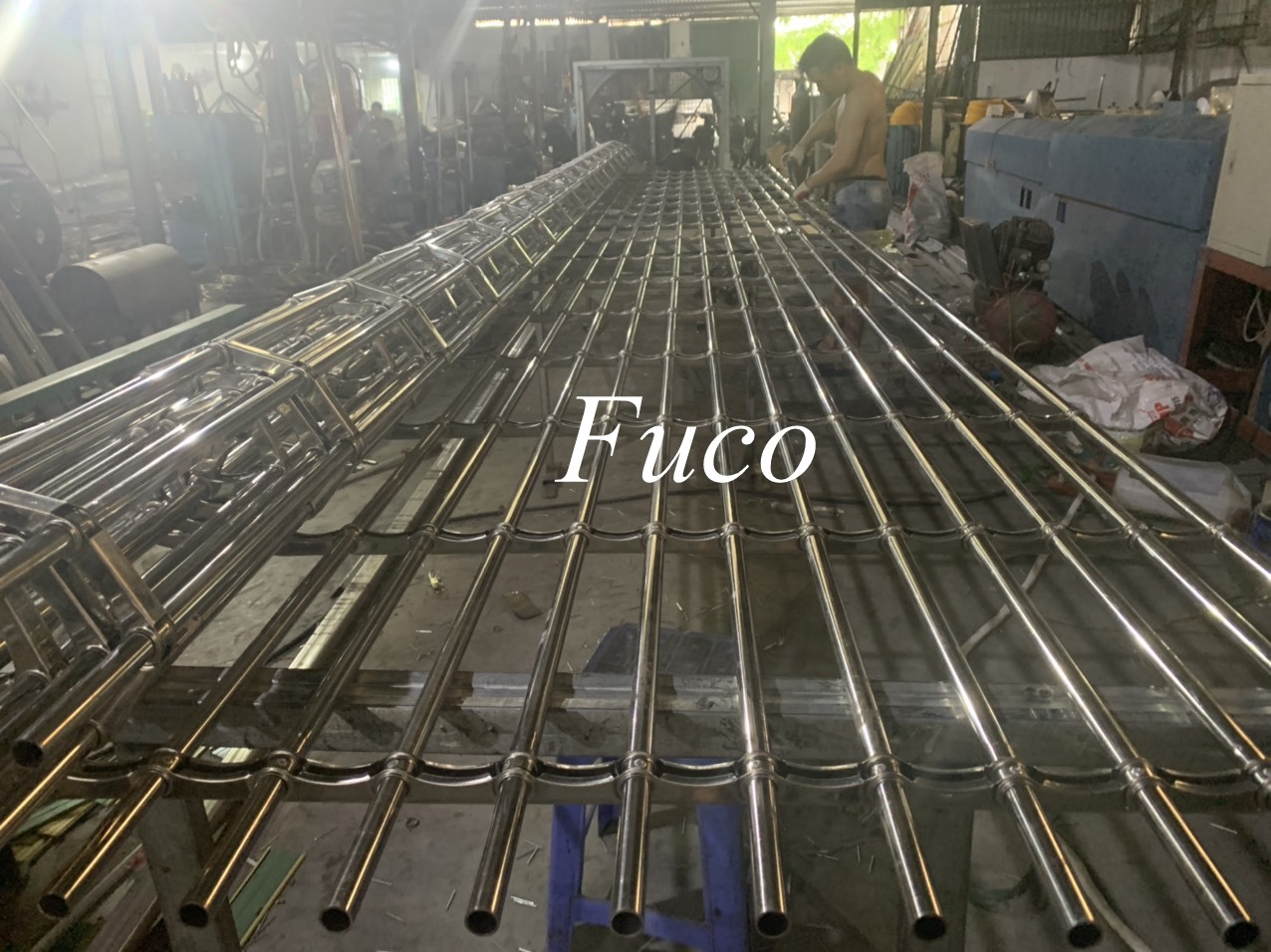 Giá cửa cuốn song ngang inox