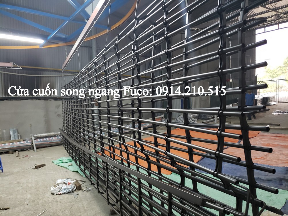 Cửa cuốn song sắt sơn tĩnh điện