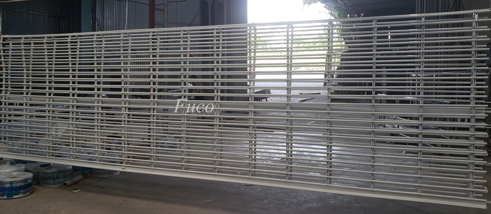 Cửa Cuốn Song Ngang,Mắc Vỏng Thép Sơn Tĩnh Điện