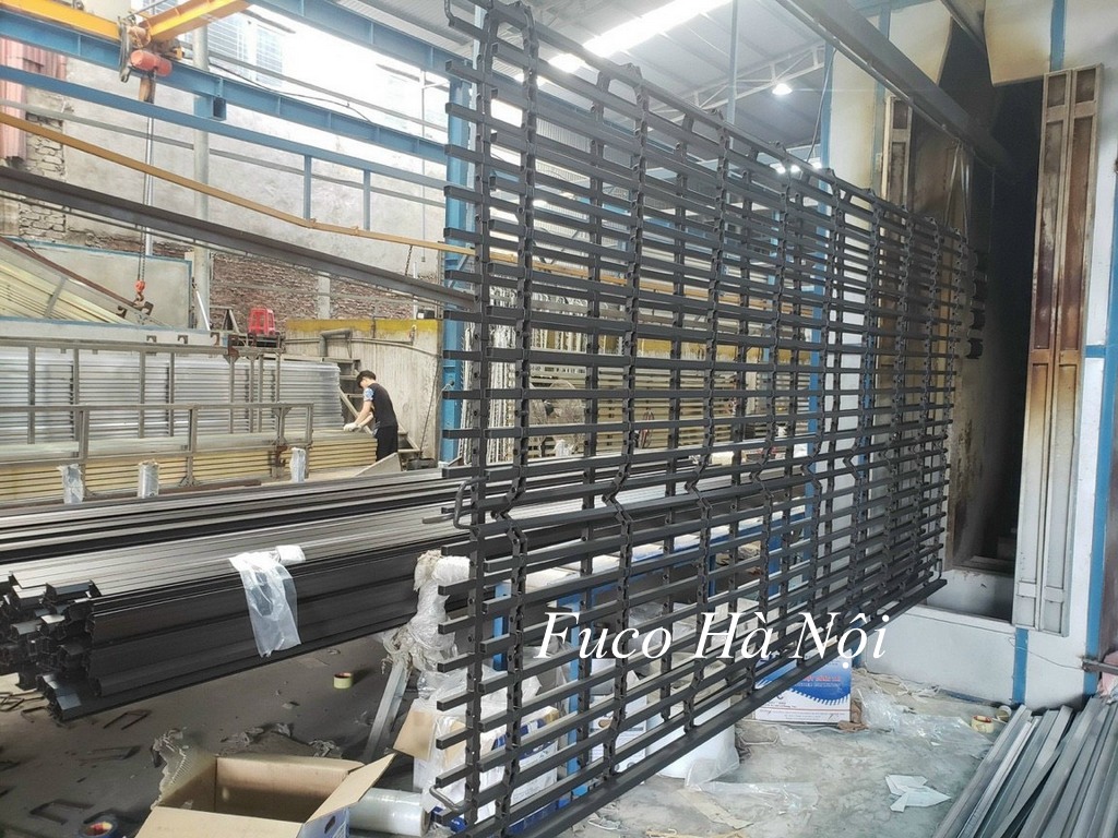 Cửa Cuốn Song Ngang Sơn Tĩnh Điên