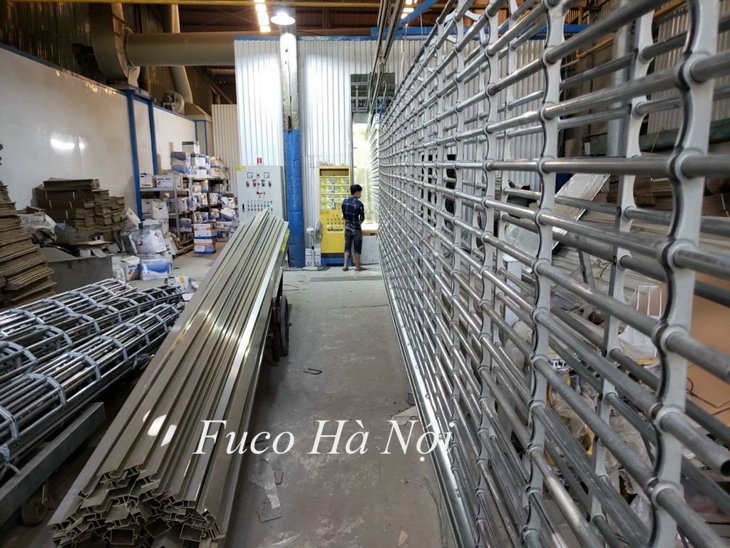 Báo giá cửa cuốn song ngang (sơn tĩnh điện)