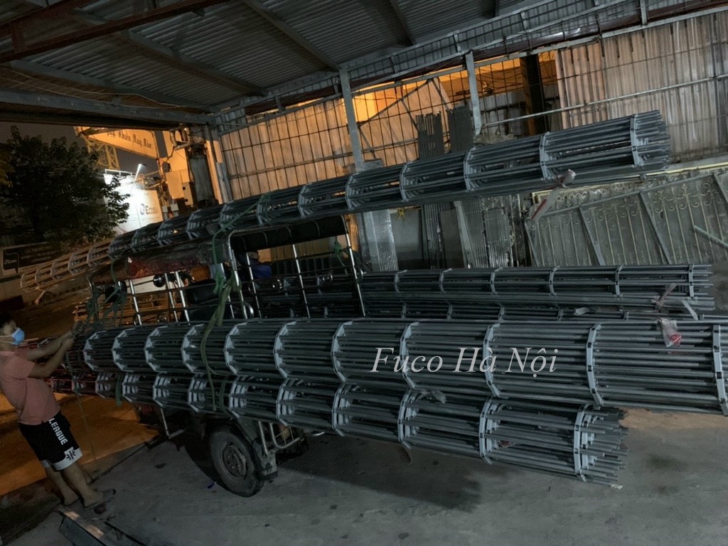 Cửa cuốn song ngang sơn tĩnh điện, cửa cuốn trượt ngang