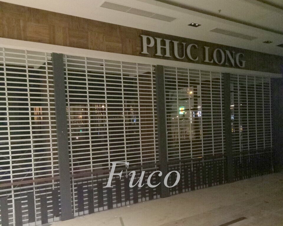 Cửa cuốn song sắt, báo giá cửa cuốn song ngang