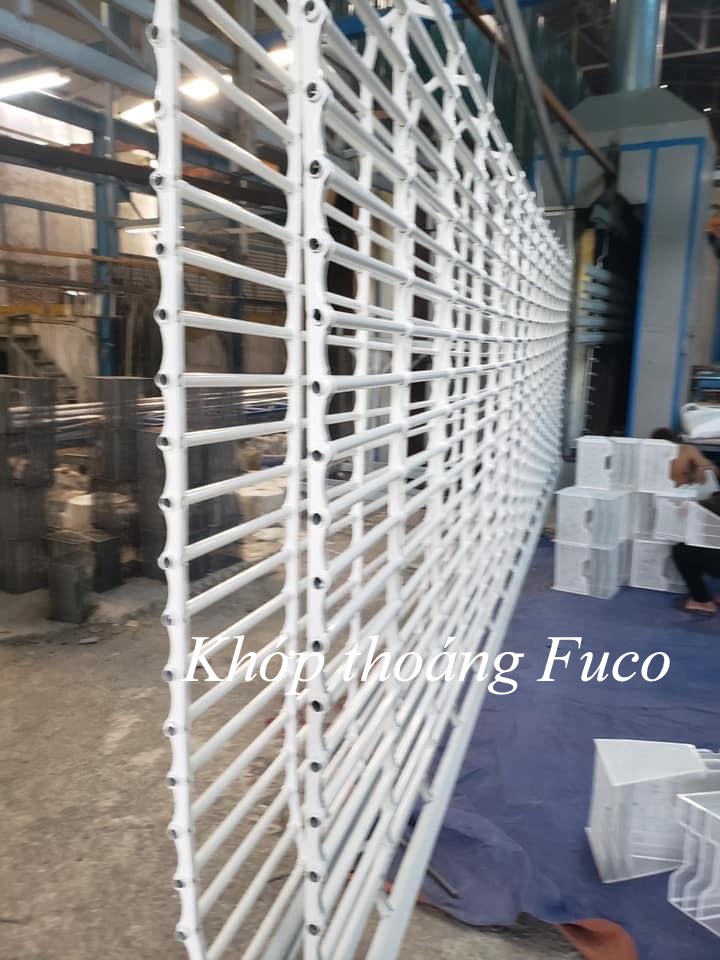 Cửa cuốn Song ngang Thép sơn tĩnh điện