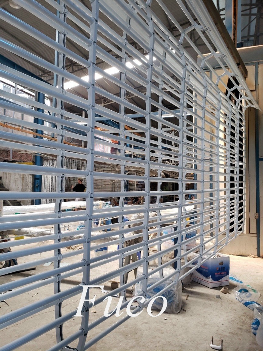 Cửa cuốn Song ngang Thép sơn tĩnh điện