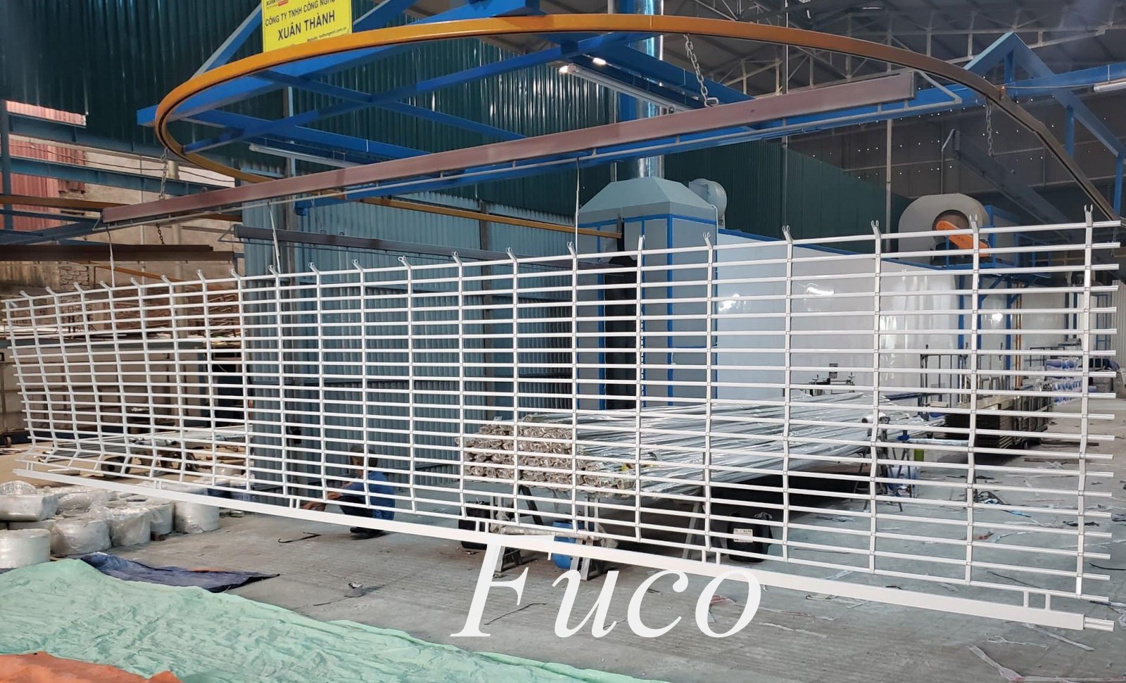 Cửa cuốn song ngang khớp thoáng