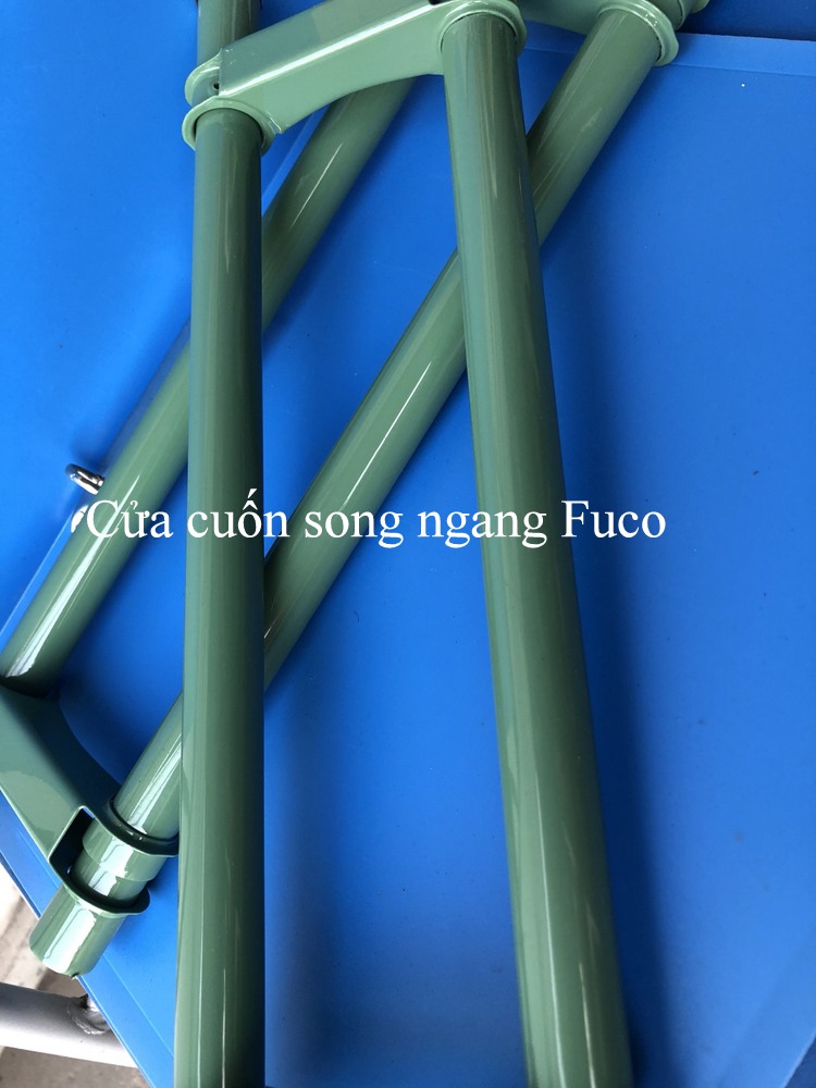 Cửa cuốn khớp thoáng song ngang sơn tĩnh điện