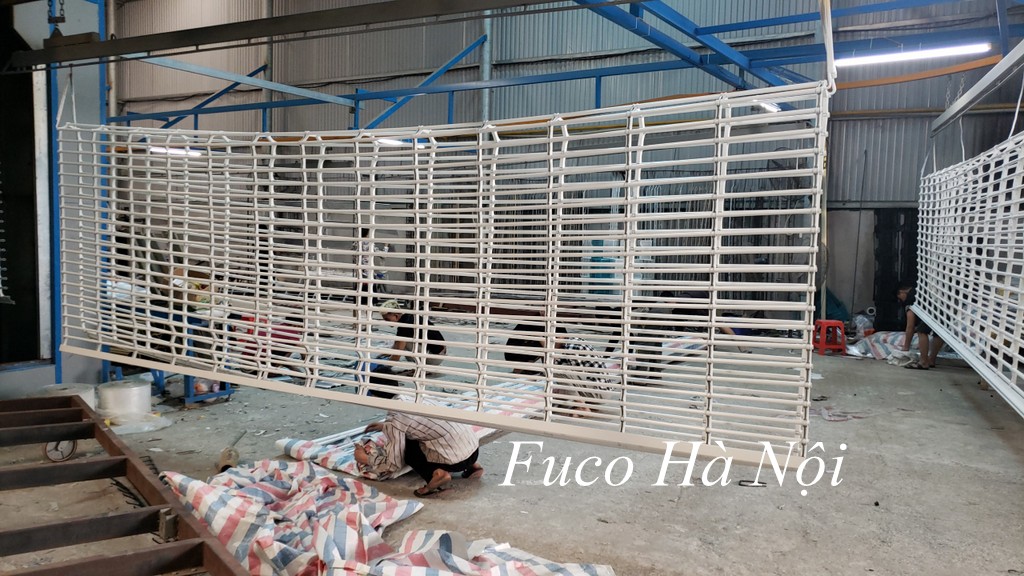 Cửa cuốn lưới  song ngang giá rẻ