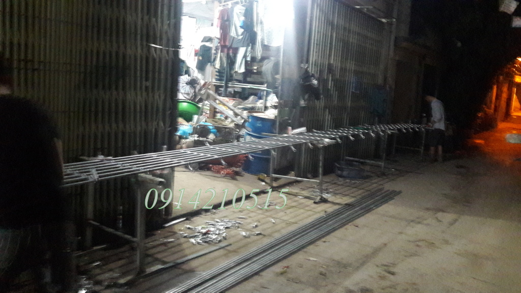 Cửa cuốn song ngang sơn tĩnh điện, cửa cuốn trượt ngang